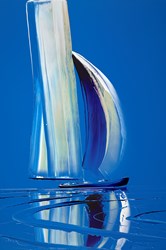 Blue Sailing III by Duncan MacGregor - Original Painting on Board sized 24x36 inches. Available from Whitewall Galleries